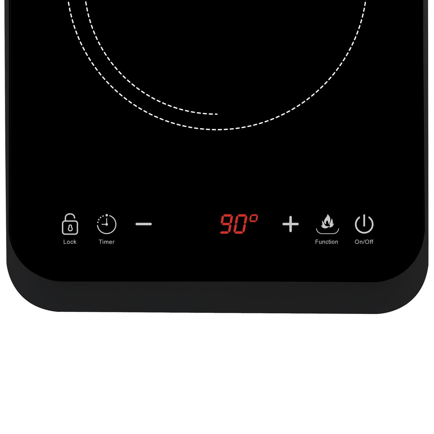 Induction plate, Black - 2000 W