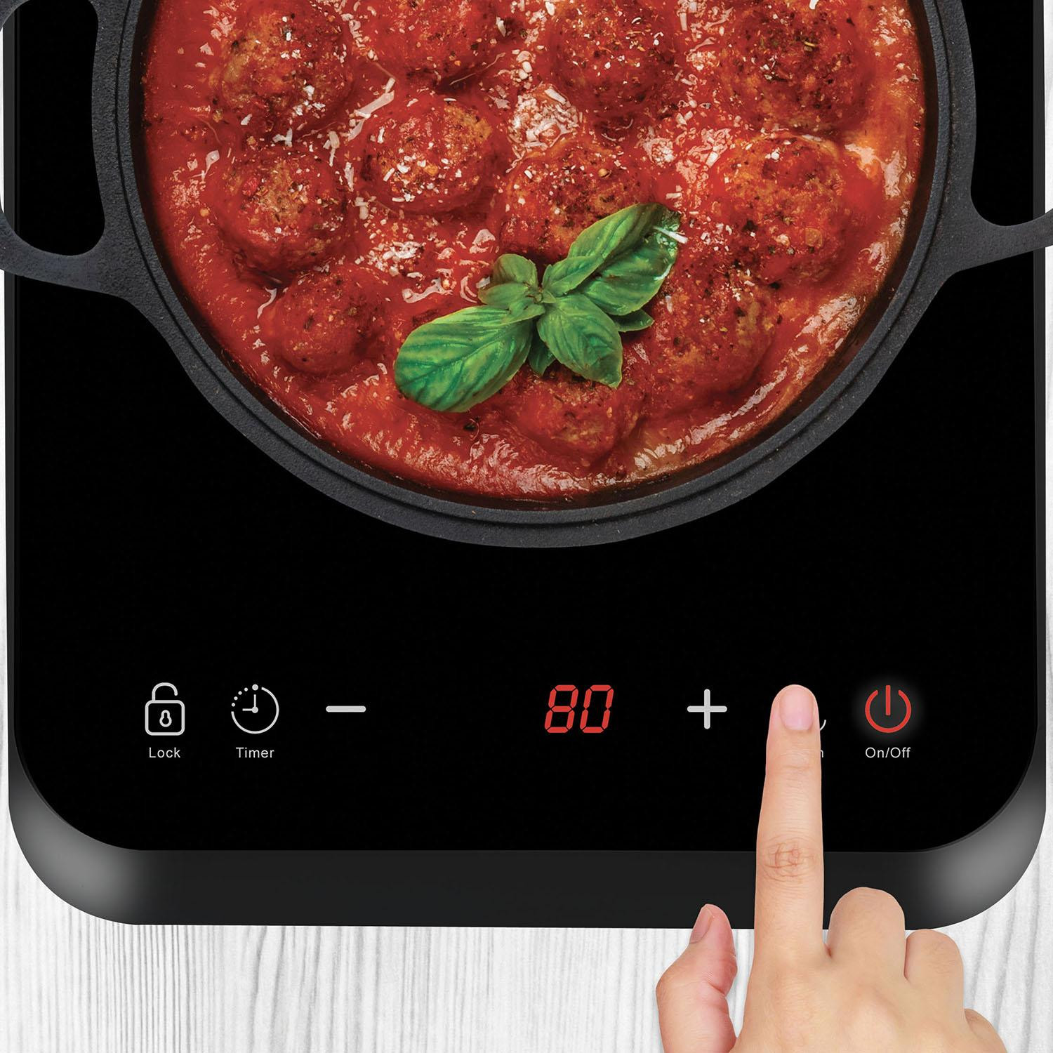 Plaque induction, Noir - 2000 W