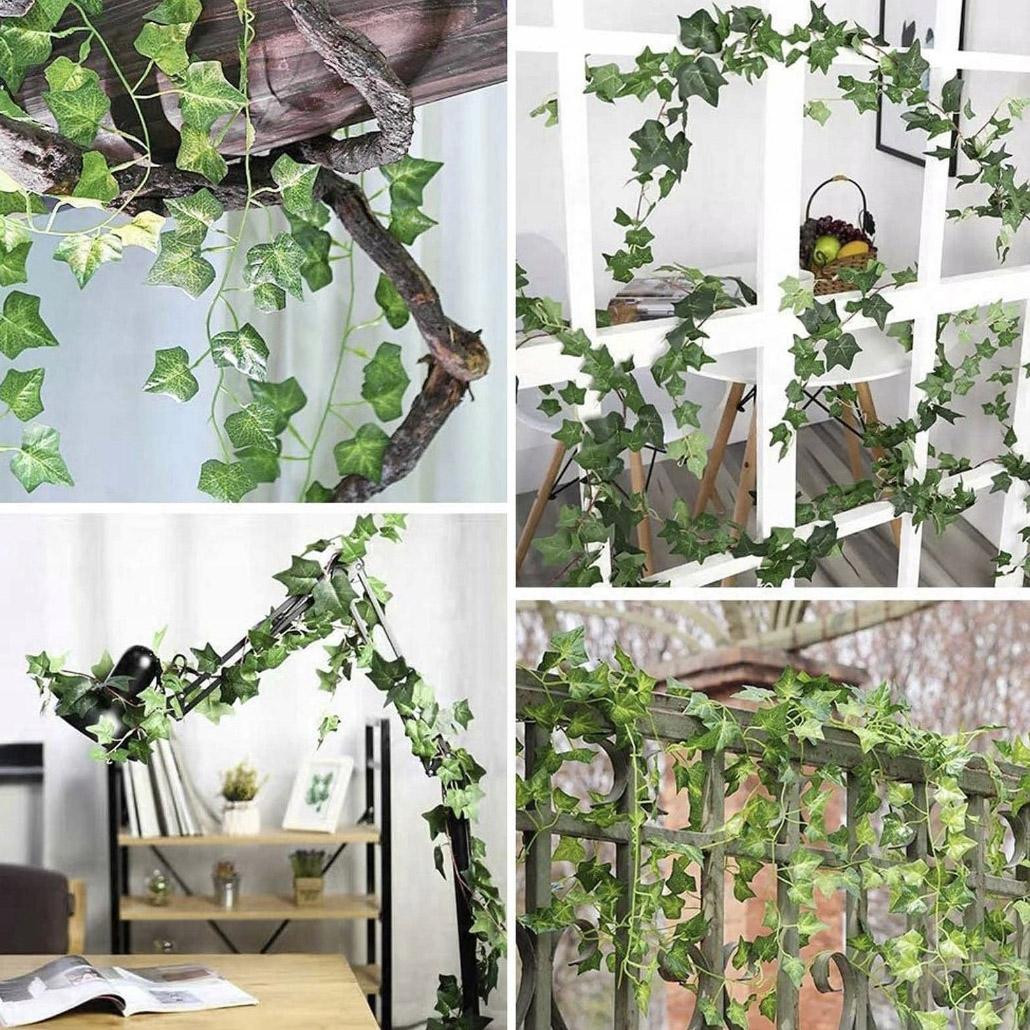 6x Artificial Plant Branches - Ivy