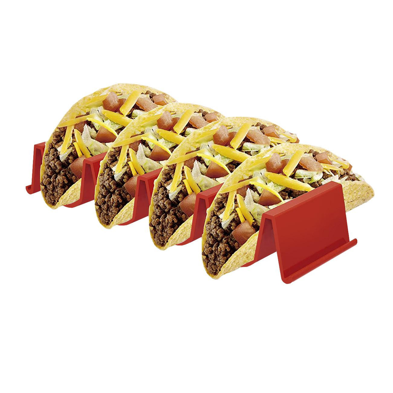 Porta Tacos, 4 posti - Rosso