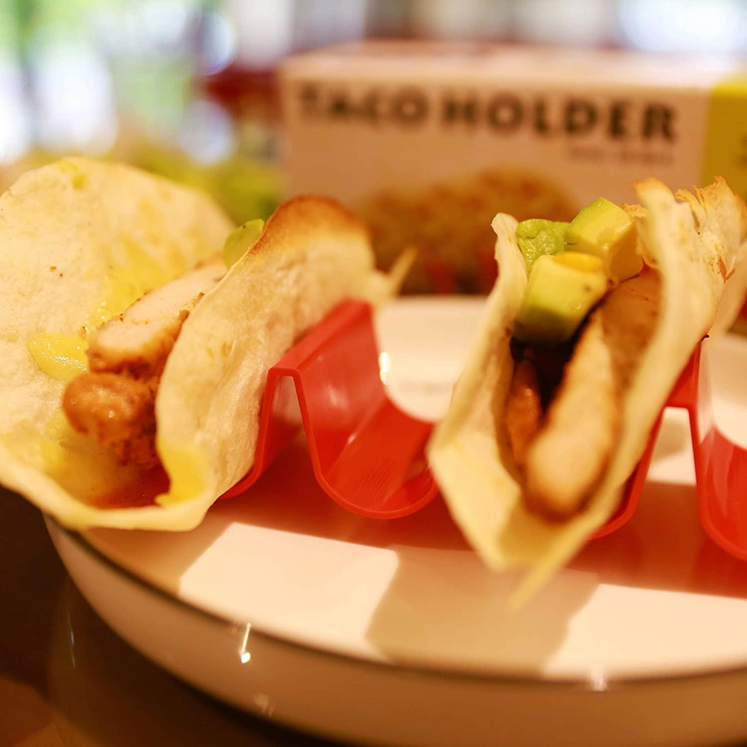 Porta Tacos, 4 posti - Rosso