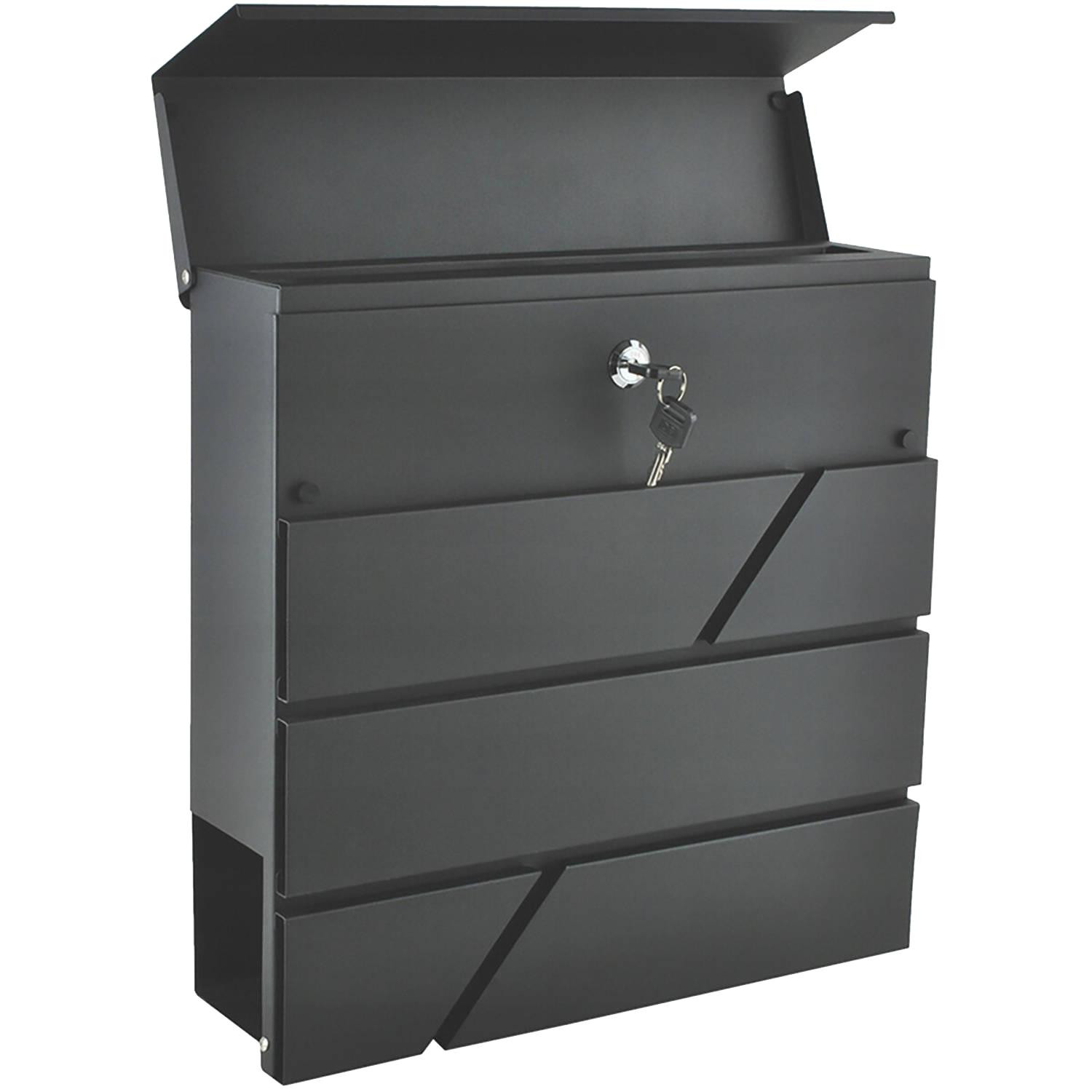 Lockable Mailbox - Anthracite