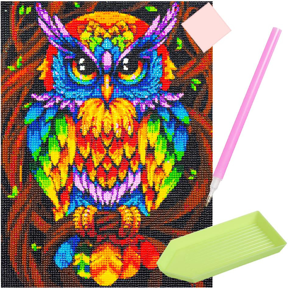 Diamond Painting Set - Owl