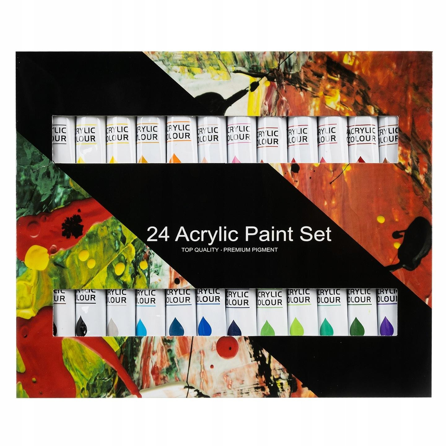 Acrylic paints - 24 pcs - 12 ml
