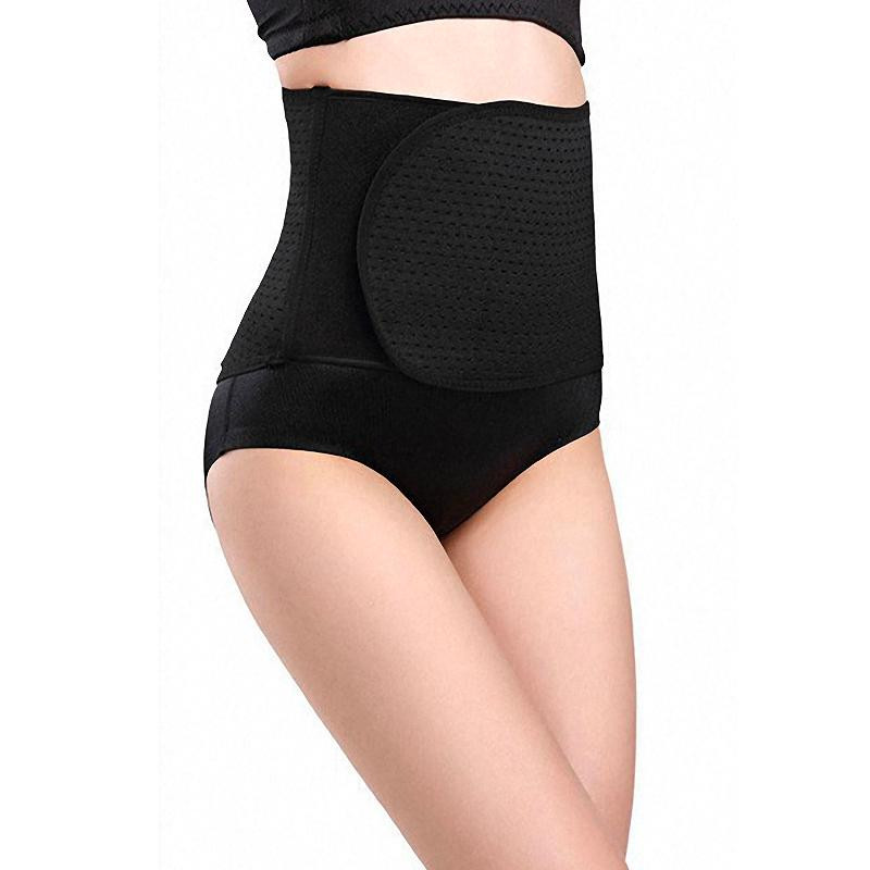 Comfortable Corset, Postpartum - Black - One Size