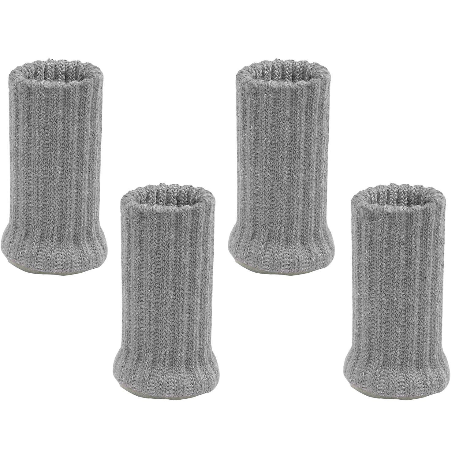4x Möbelsocken - Grau