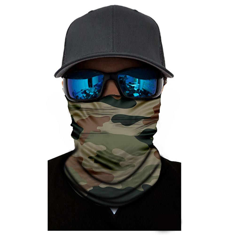 Stretchy Neck Warmer - Camouflage Pattern