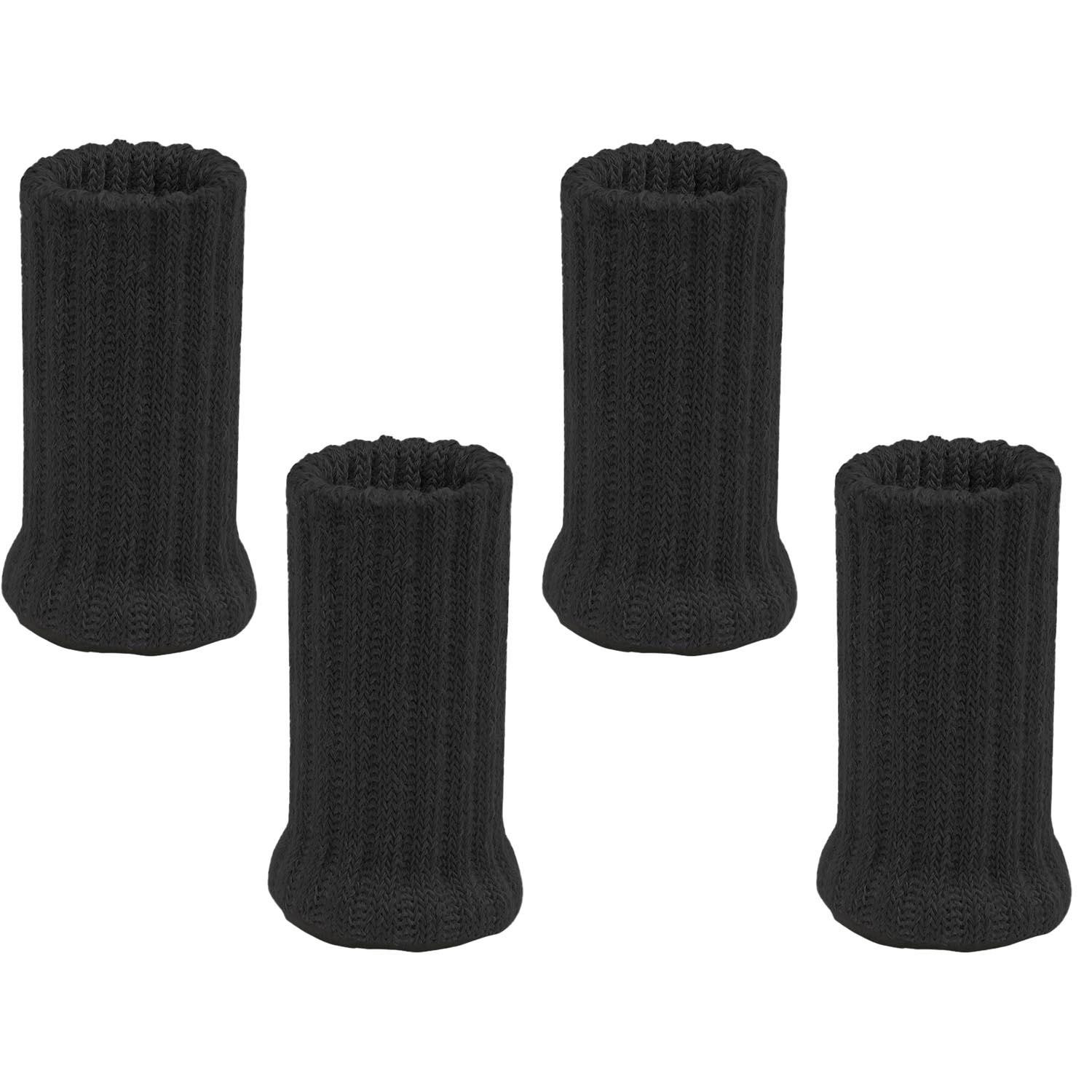 4x Möbelsocken - Schwarz