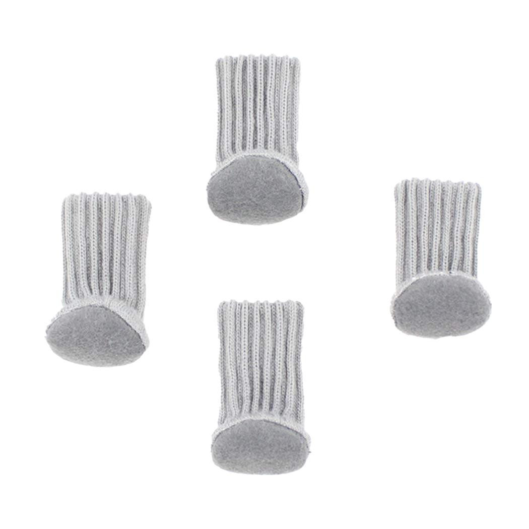 4x Möbelsocken - Grau