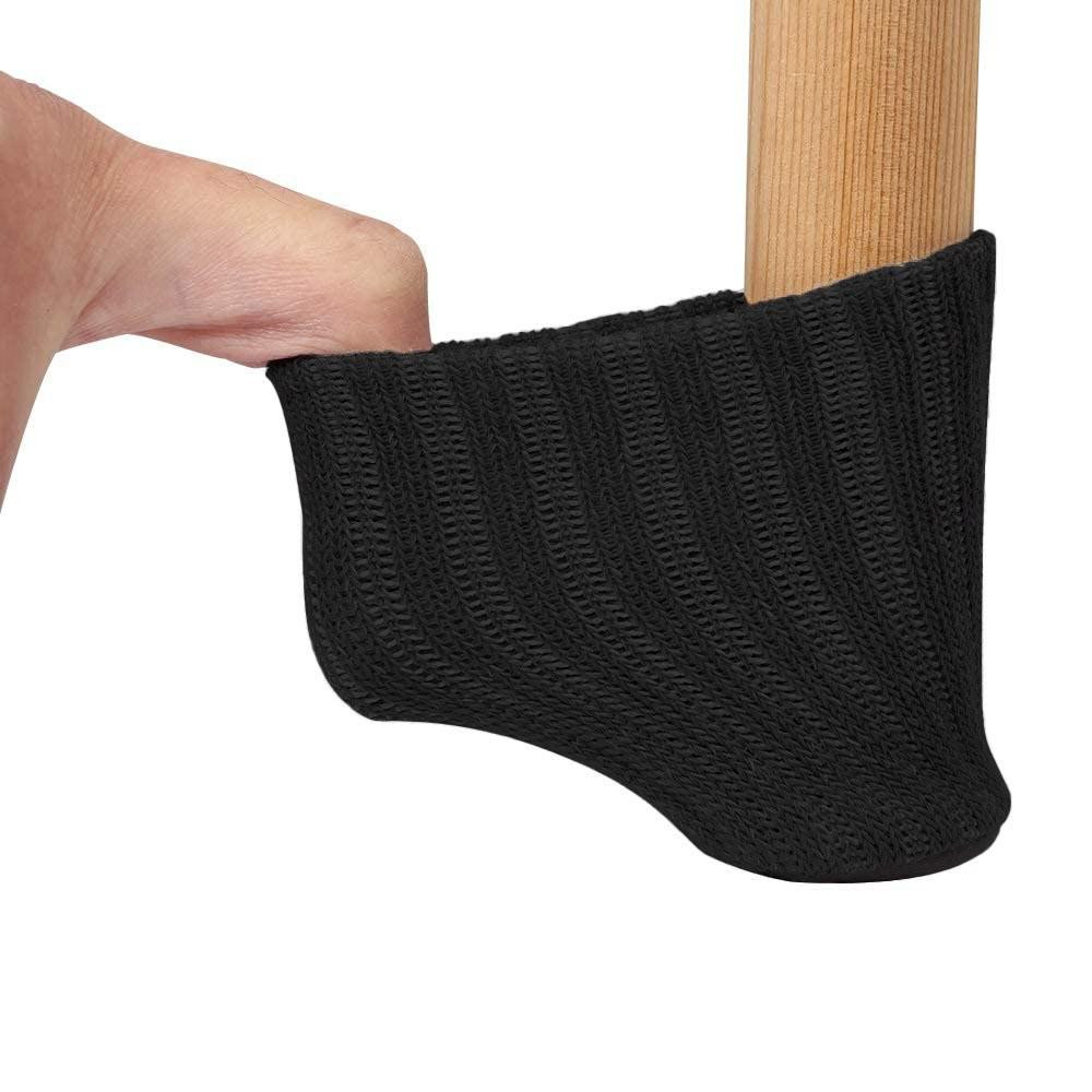 4x Möbelsocken - Schwarz