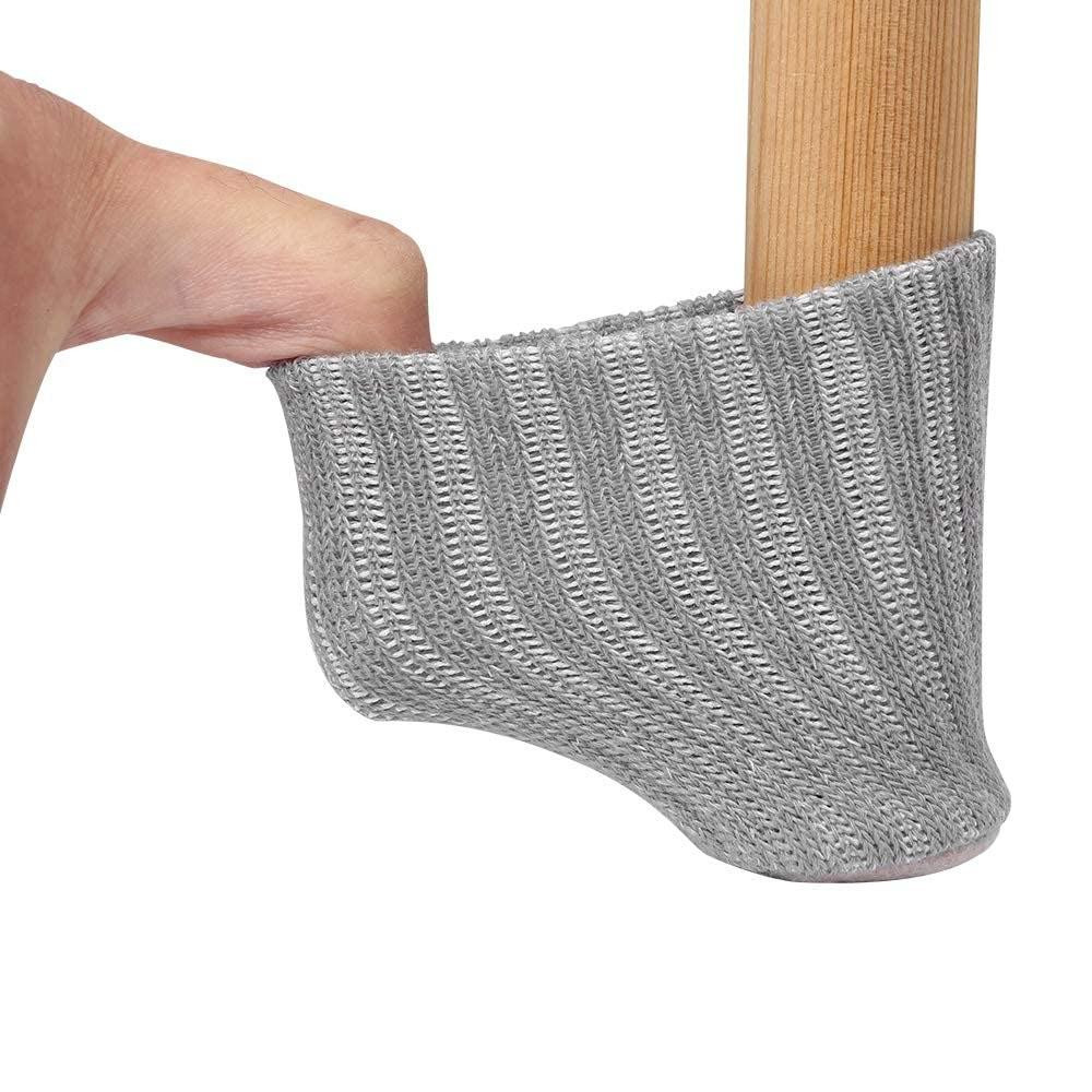 4x Möbelsocken - Grau