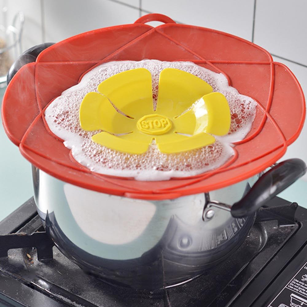 Multifunctional Silicone Lid for Pot - Red