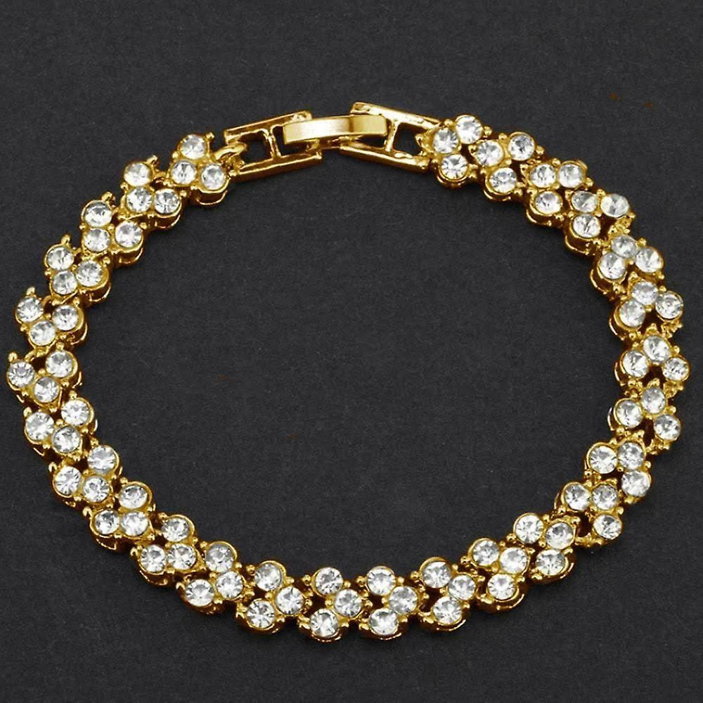 Bracciale Classico con Strass - Oro