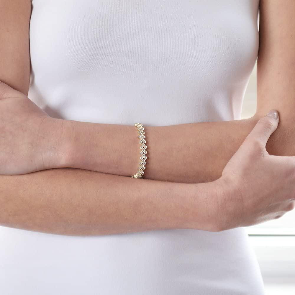 Bracelet Classique avec Strass - Or