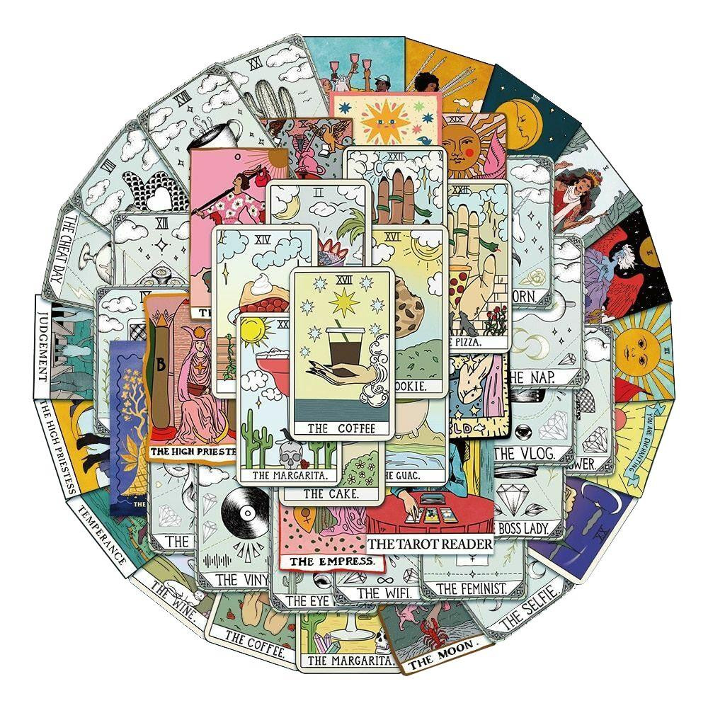 50x Pegatinas - Tarot