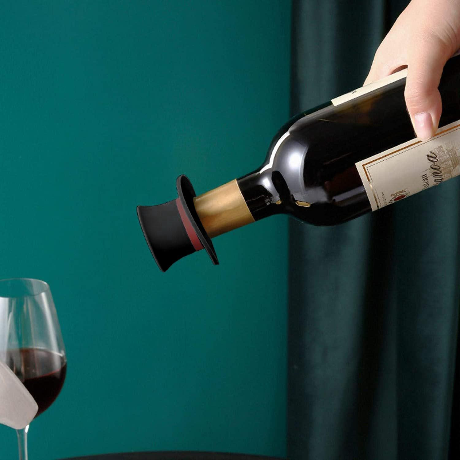 Silicone wine cork - Hat-shaped