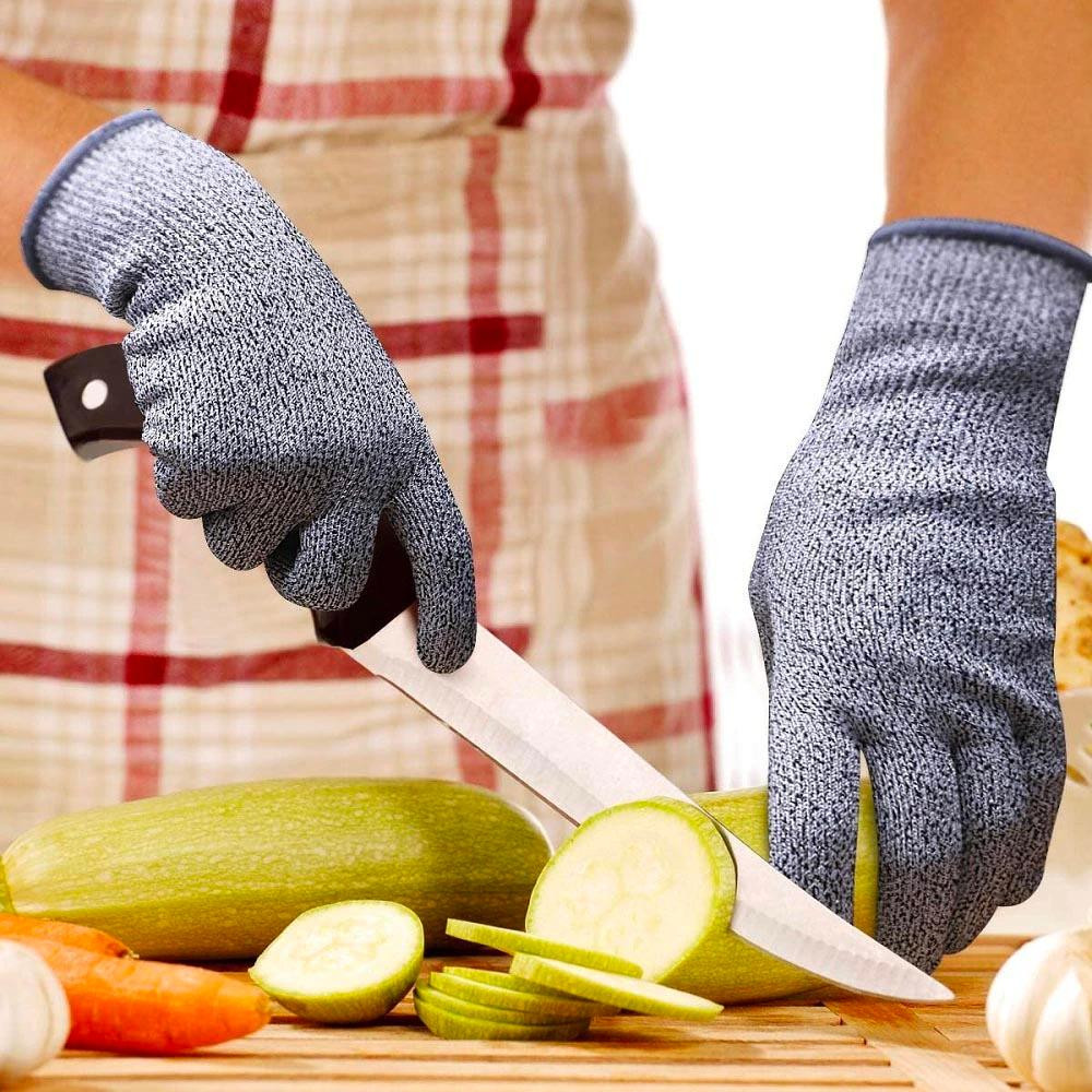 Cut Resistant Gloves - Gray - M