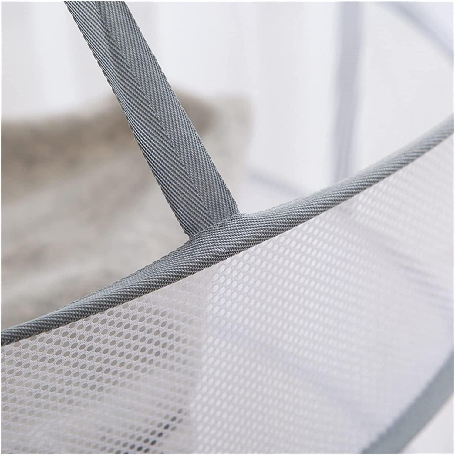 Hanging clothes storage / drying rack - 2 baskets