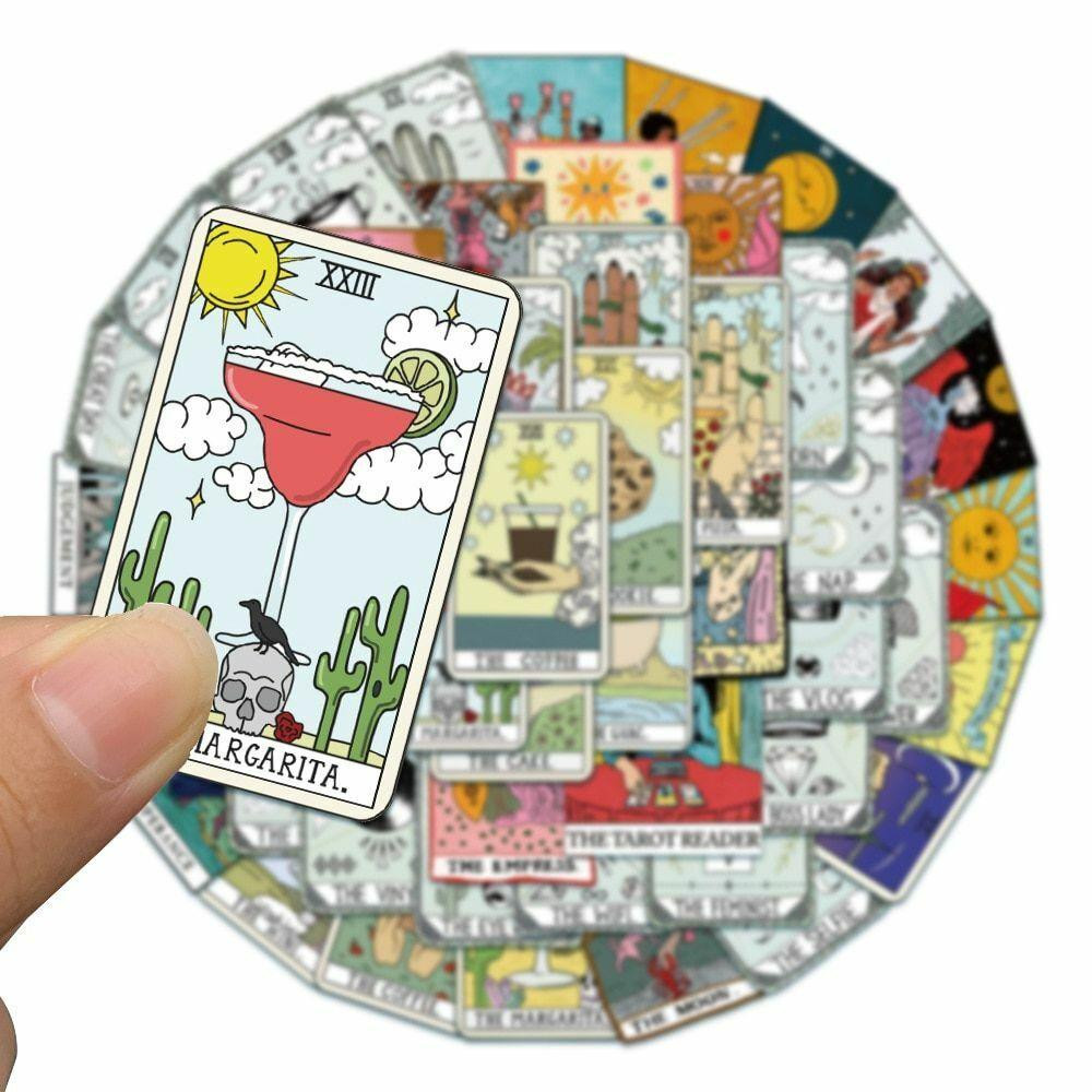 50x Aufkleber - Tarot