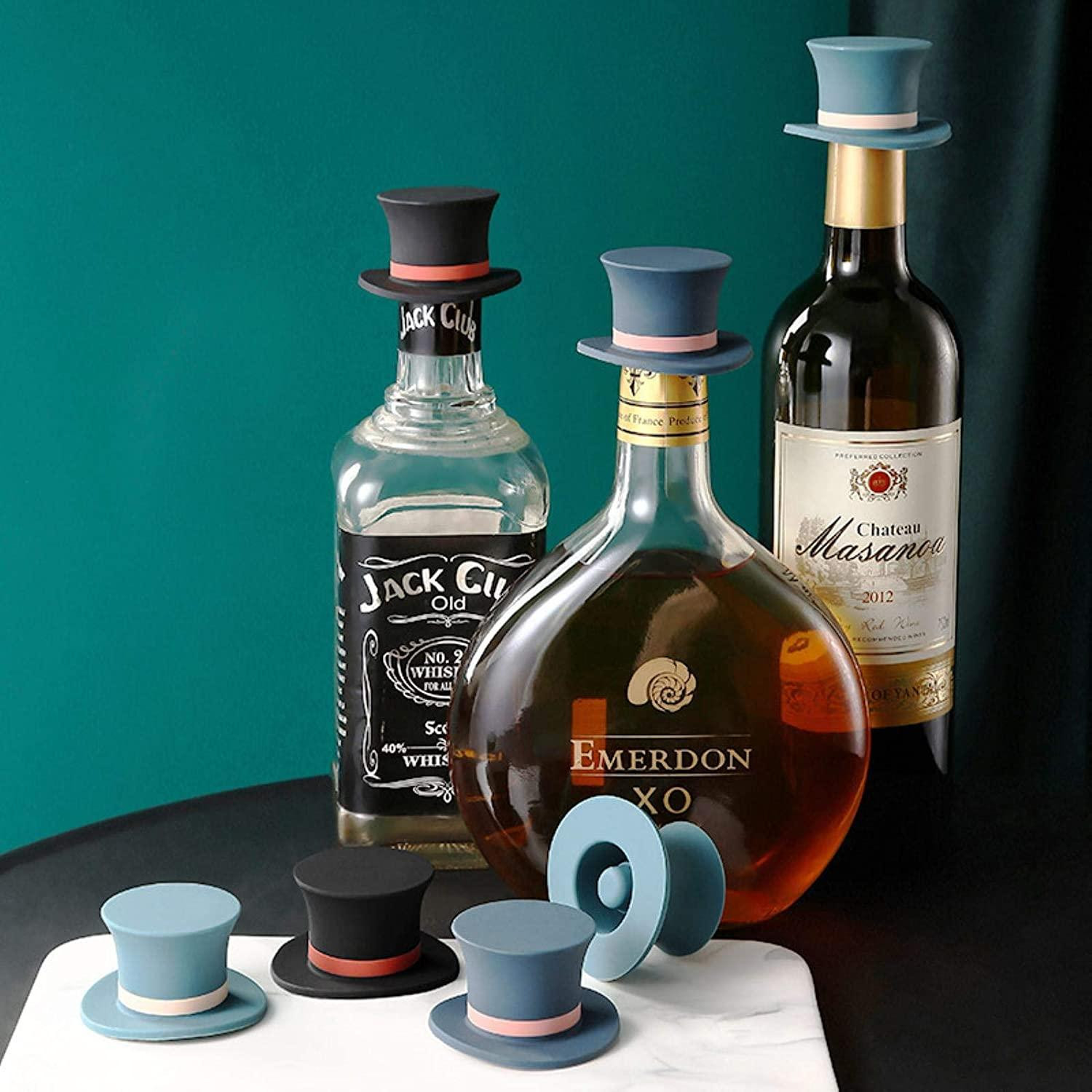 Silicone wine cork - Hat-shaped