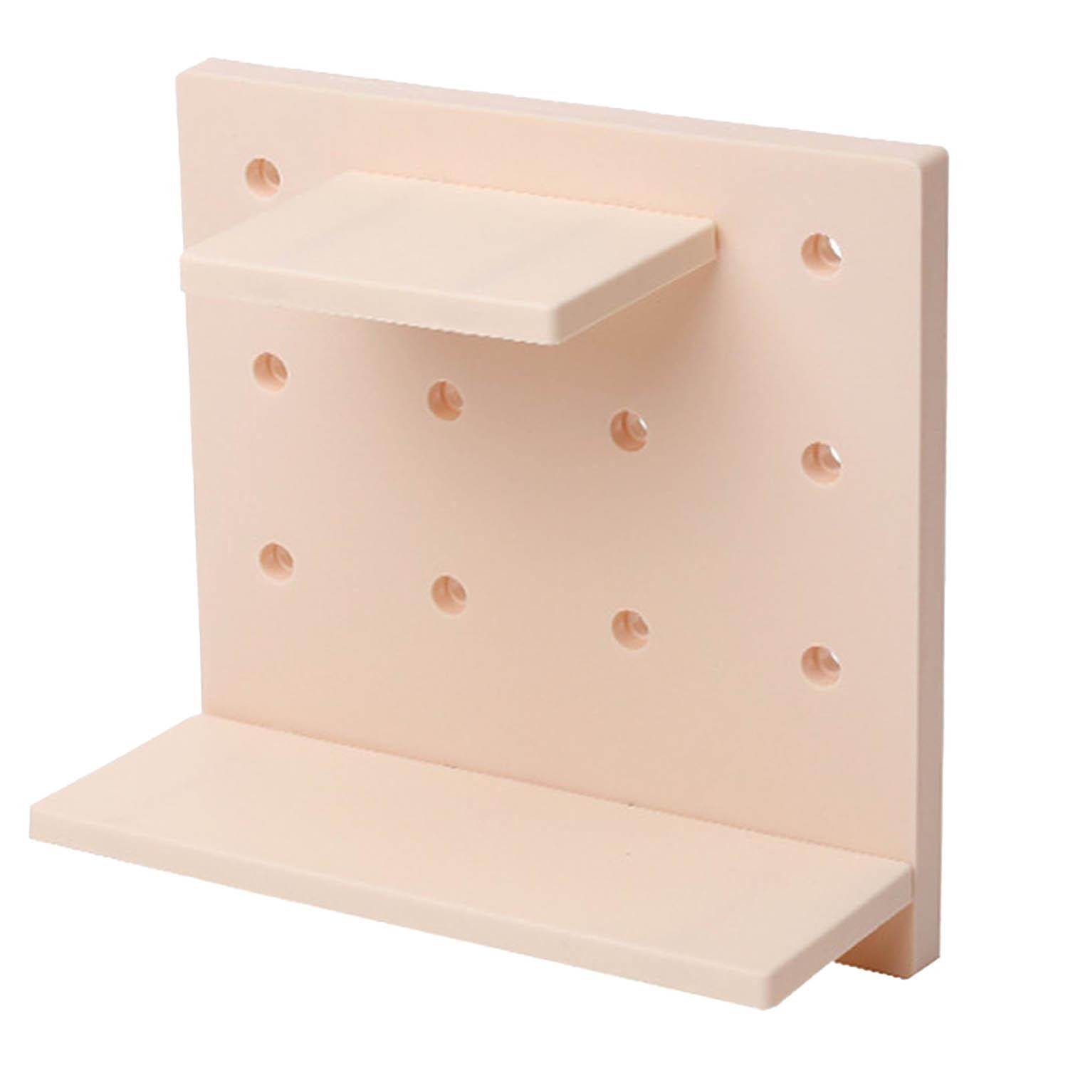 Wall Mounted Storage Shelf, Customizable - Beige