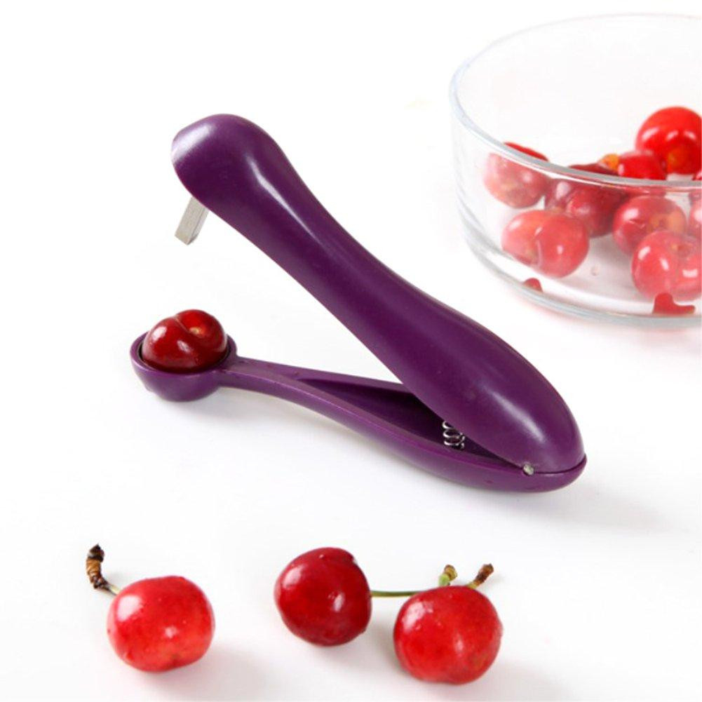Corer para cerejas e azeitonas - Roxo