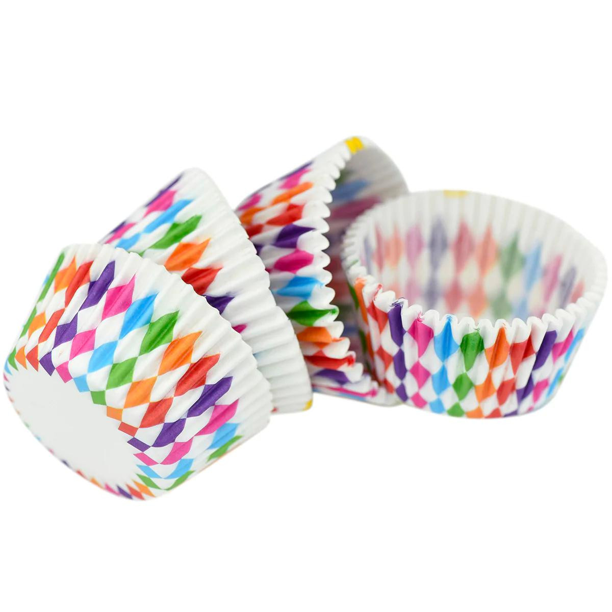 100x bunte Muffinformen