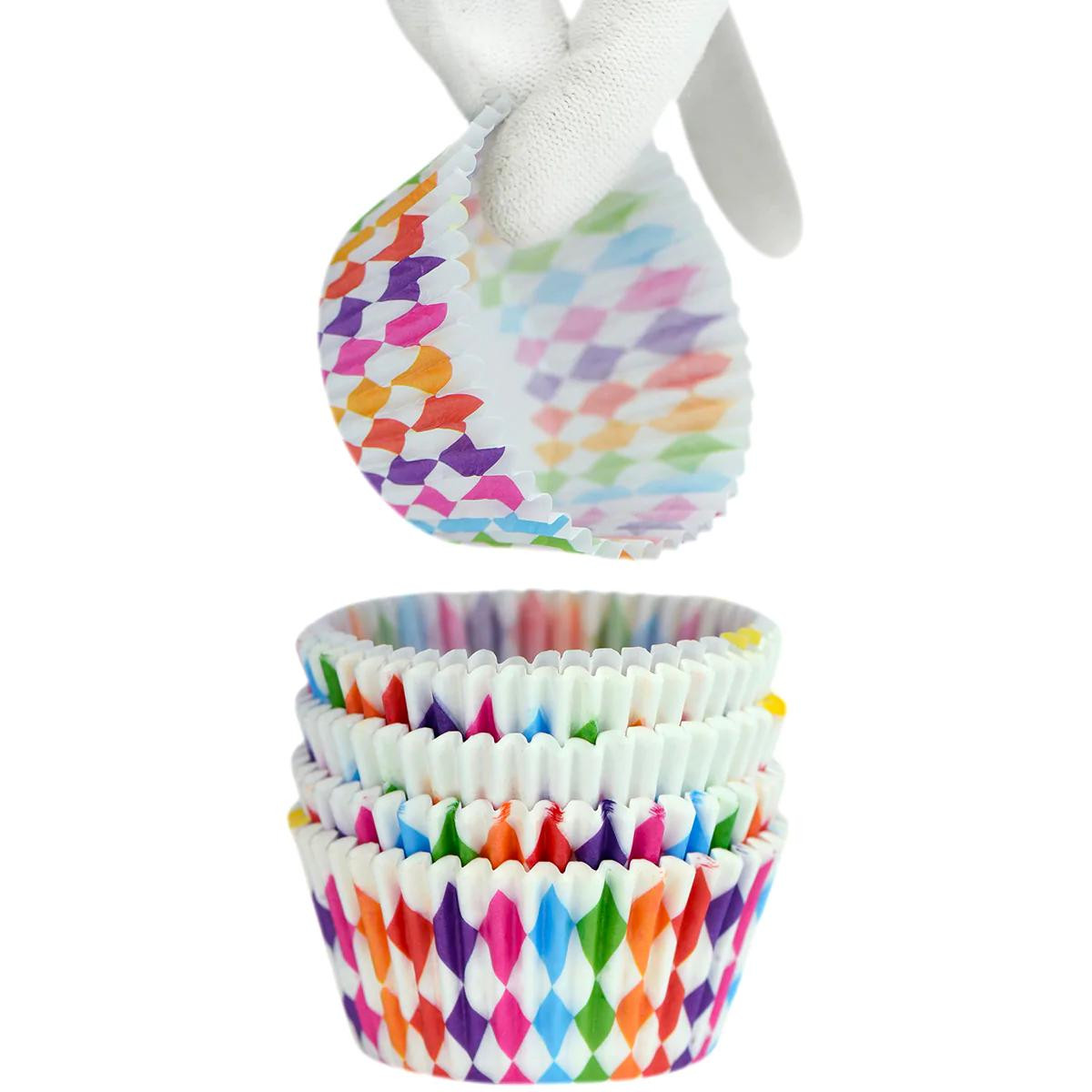 100x bunte Muffinformen