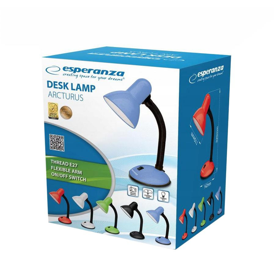 Esperanza - Desk lamp with adjustable arm - Blue