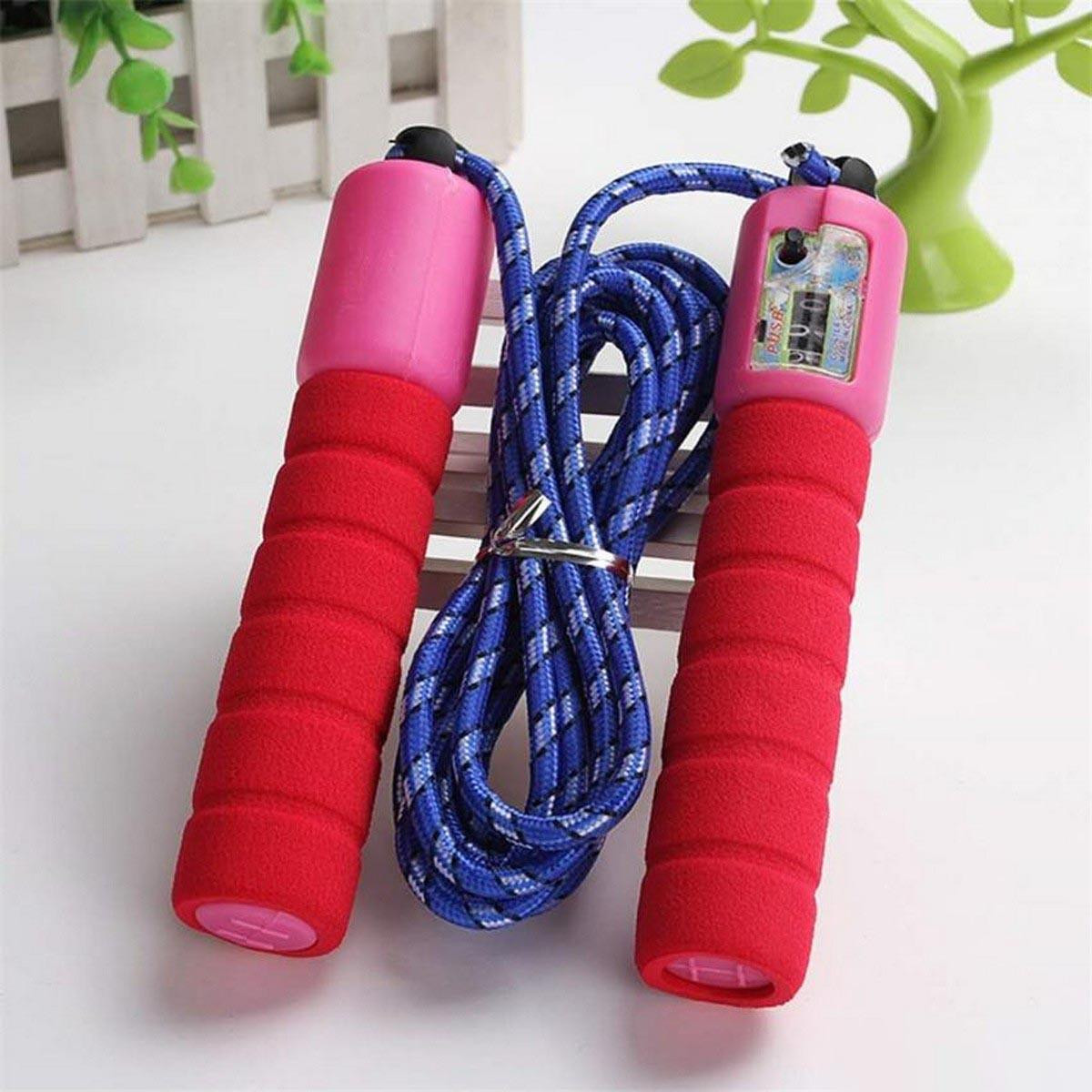 Jump rope with automatic calculator - Assorted colors
