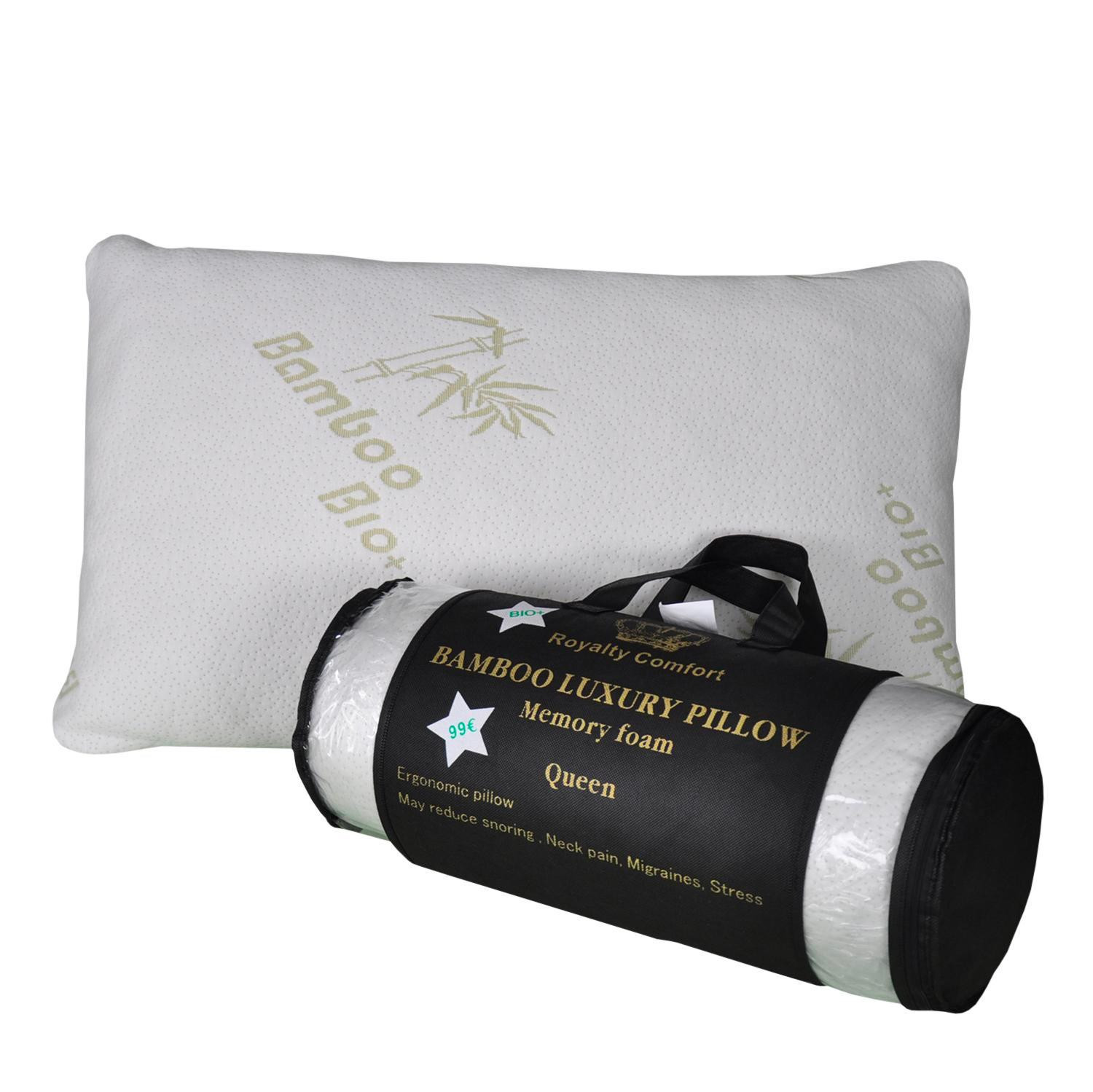 Cuscino, Memory Foam e Bambù - 76 x 51 cm