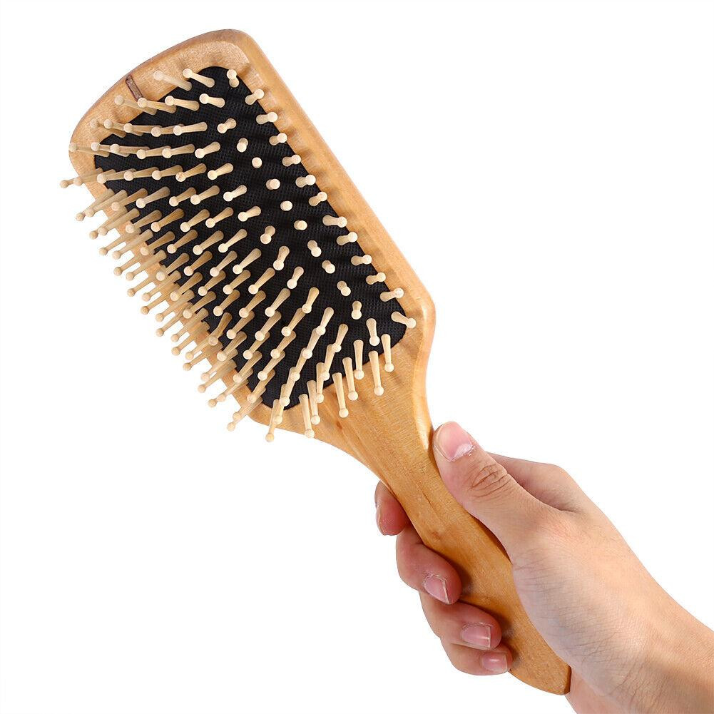 Cepillo para el cabello en Madera - Rectangular