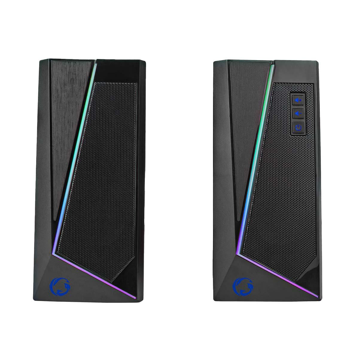 2x Computerspeakers, gaming - RGB
