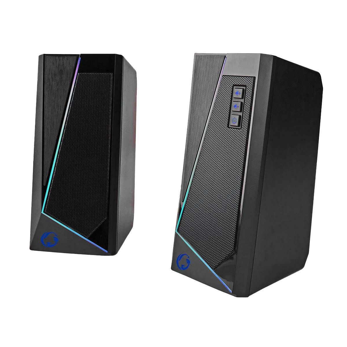 2x Computerspeakers, gaming - RGB