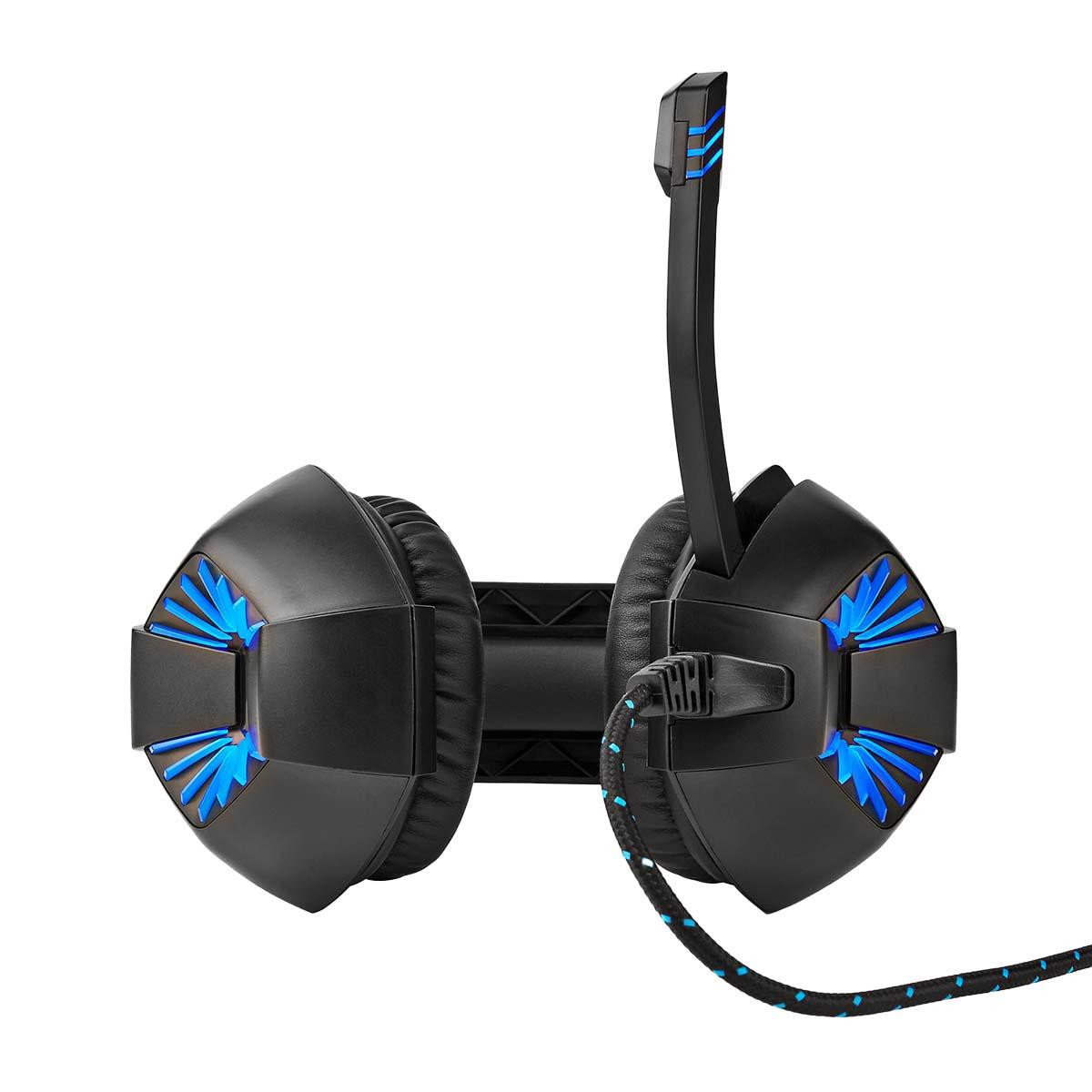 Gaming headset, over-ear-LED lighting