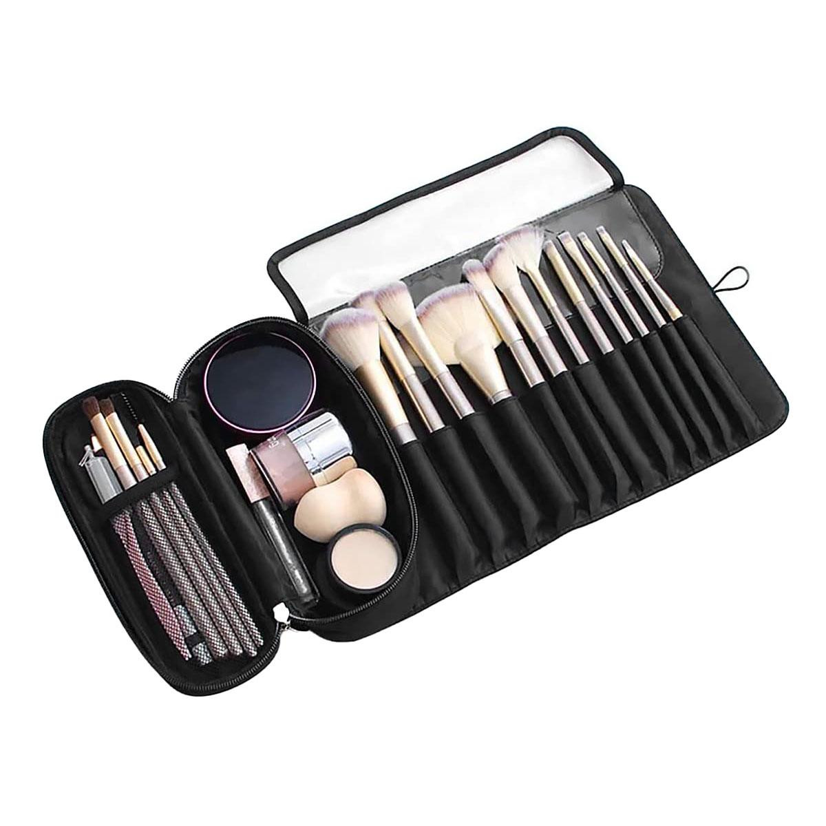Makeup brush case - Black