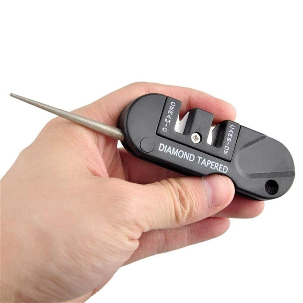 Compact Knife Sharpener - 3 Different Grinding Methods