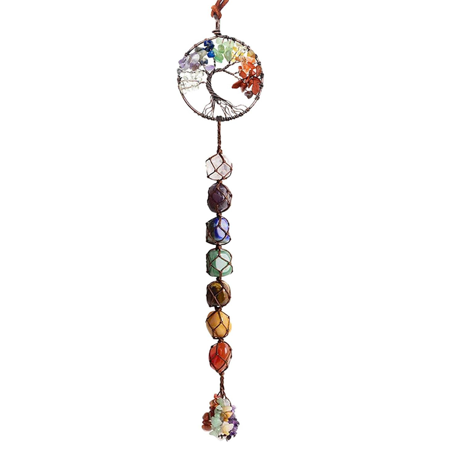 Pendurar Decoração com Cristais de Chakra