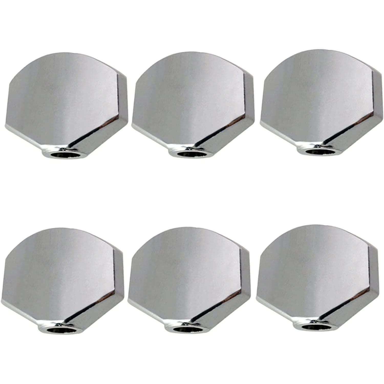 Tuning screws for Guitar - 6-pack - Silver