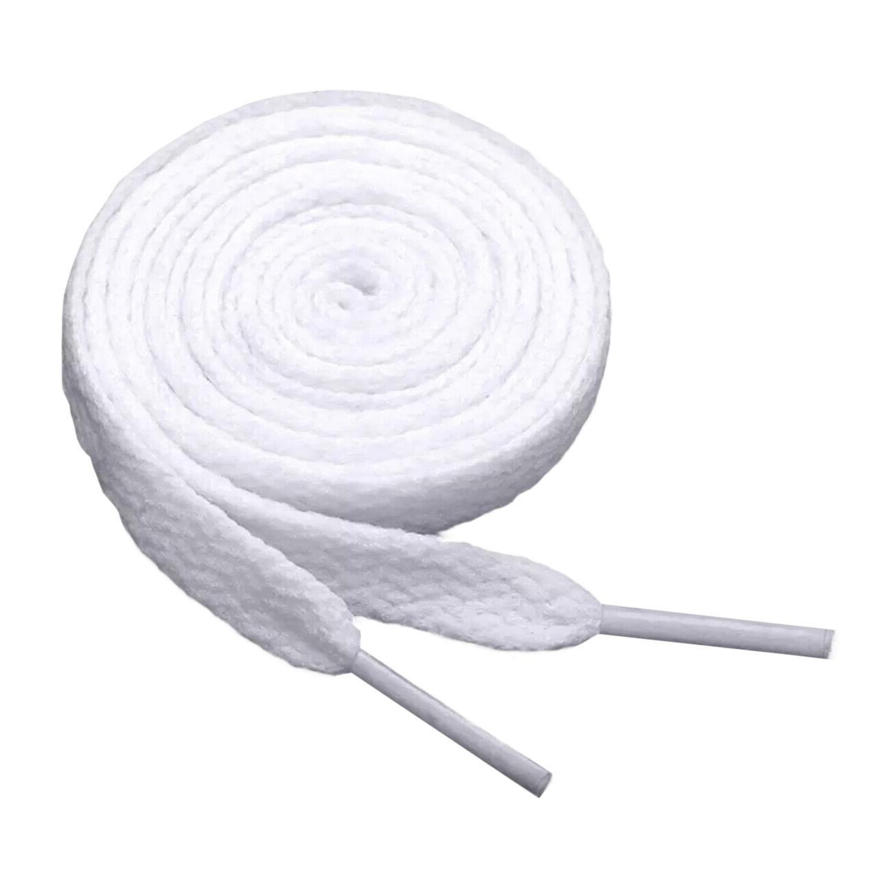 Flat Shoelace, 120 cm - White