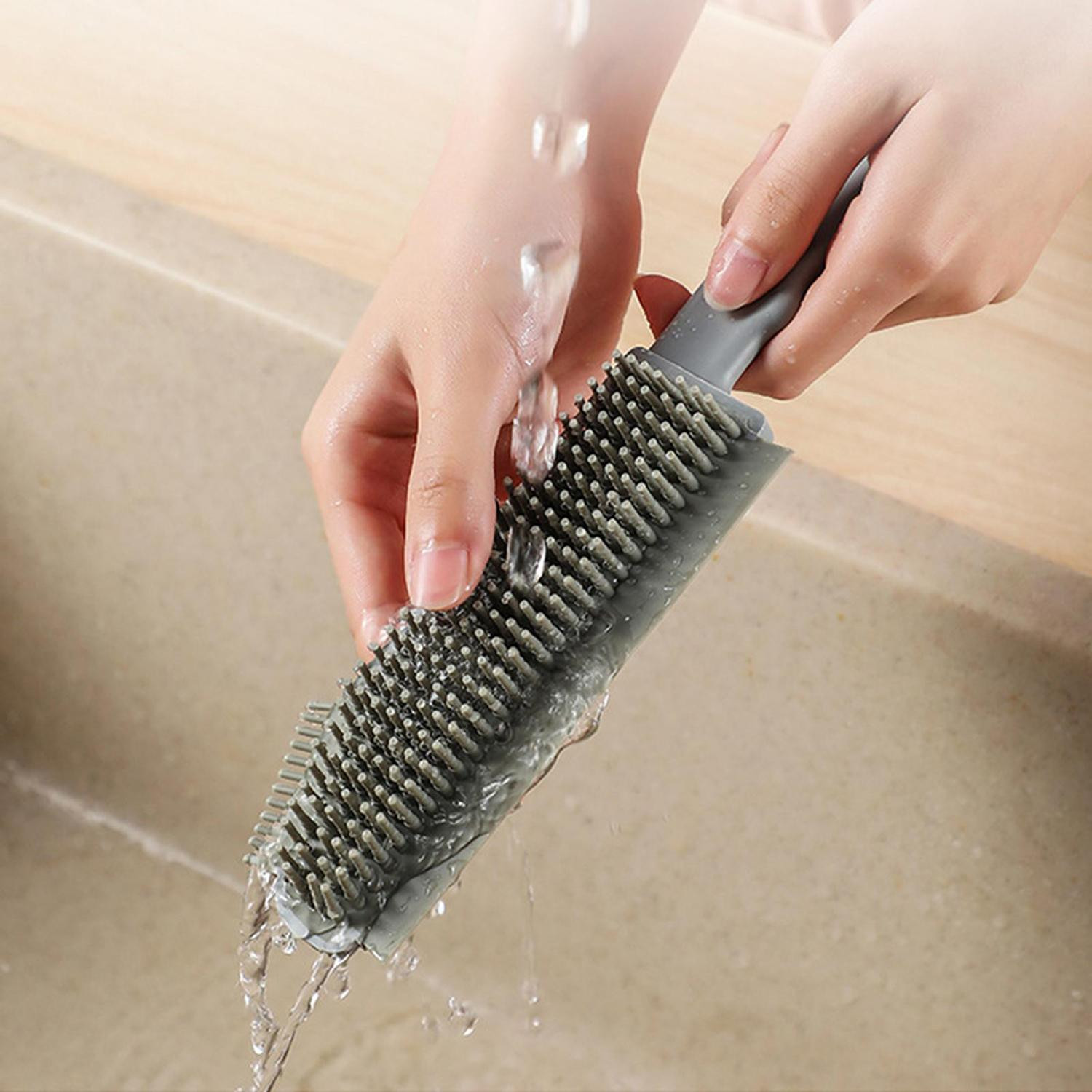 Multifunctional Cleaning Brush, Silicone - Grey