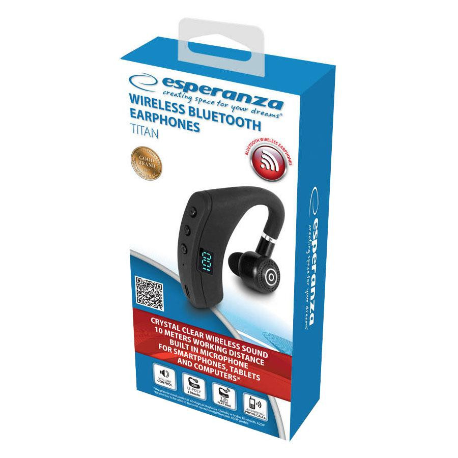 Esperanza - Casque Sans Fil - Bluetooth - Noir