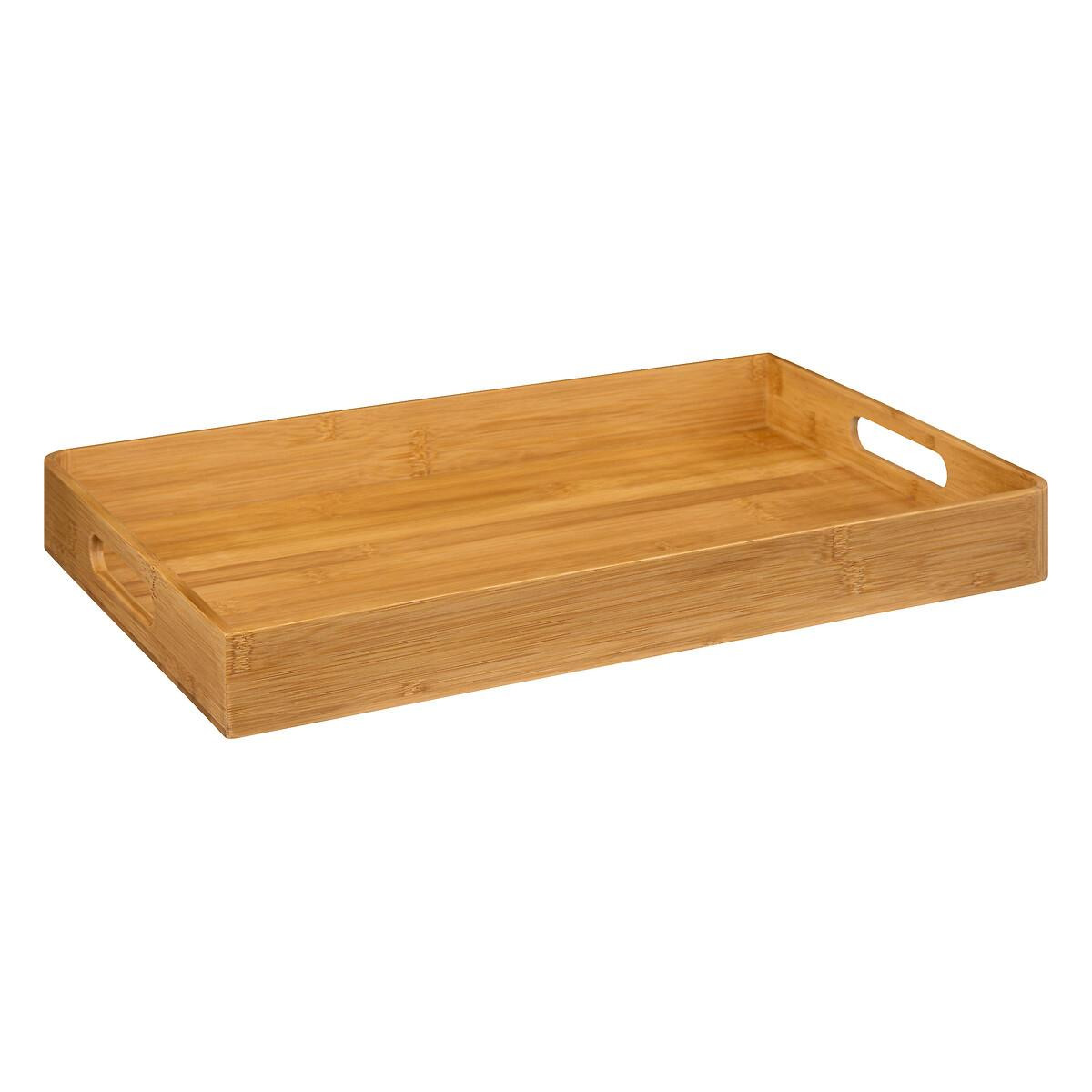 Dienbladen van bamboe - set - 2 st