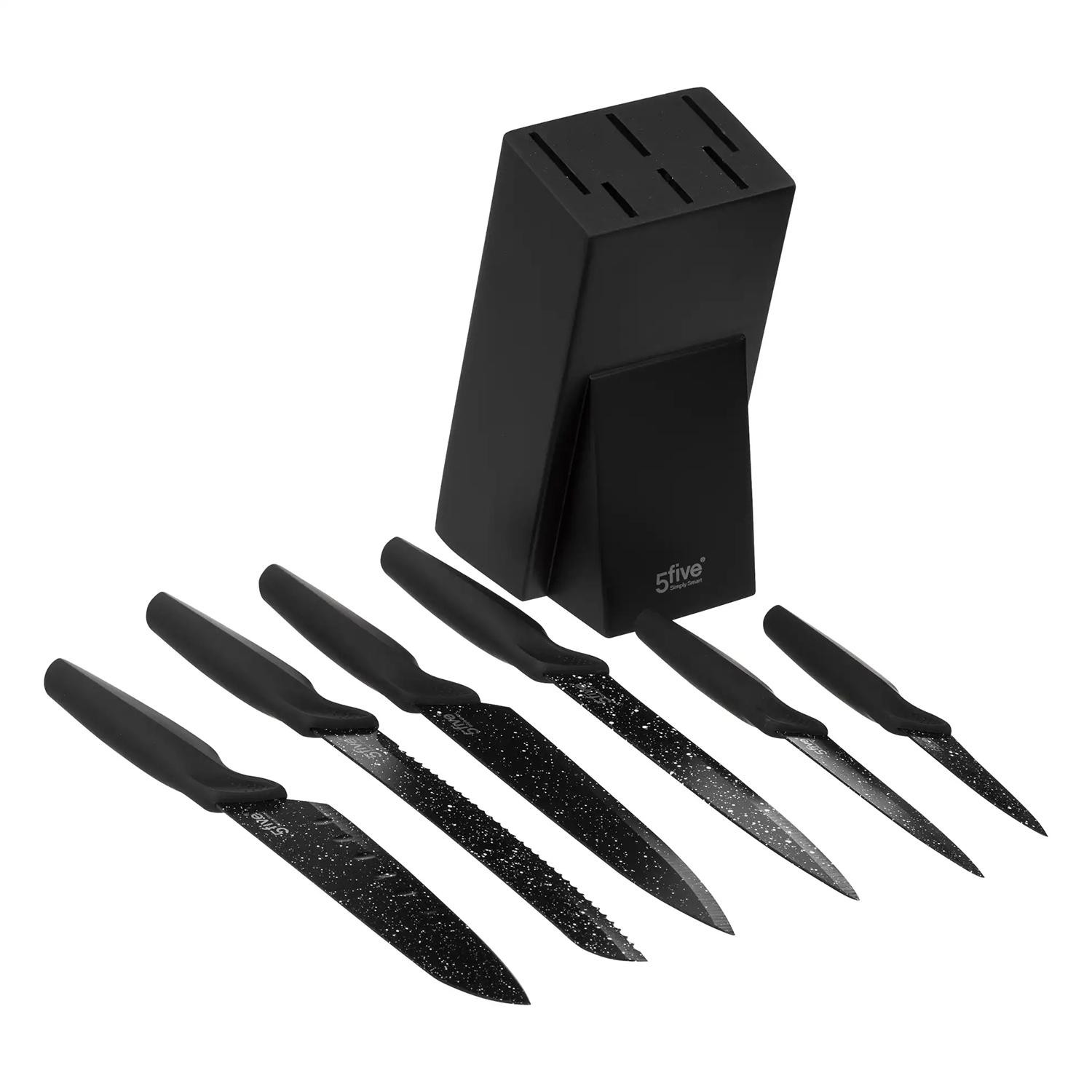 Porta facas com 6 facas - conjunto