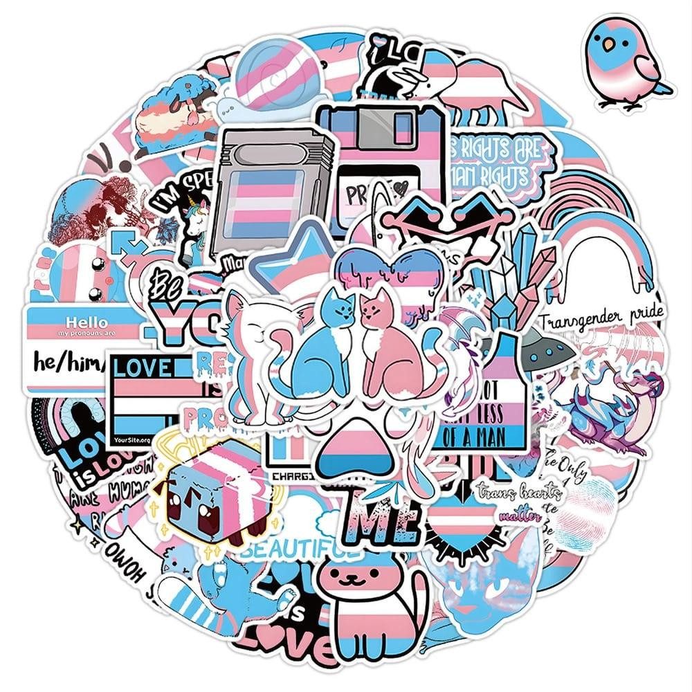Stickers Pride - 50 pcs