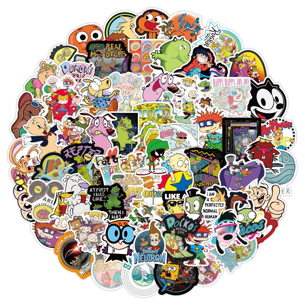 Stickers 90s - 50 pcs