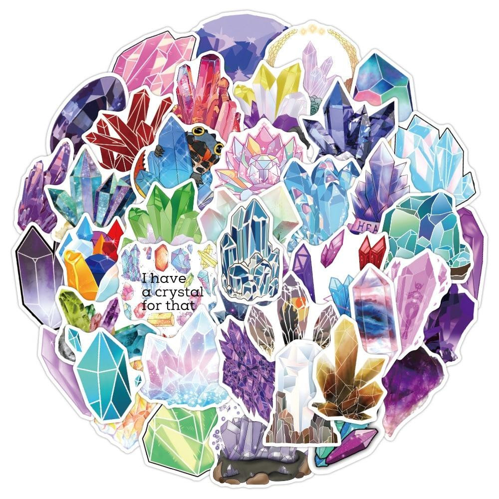 Stickers - crystals - 50 pcs