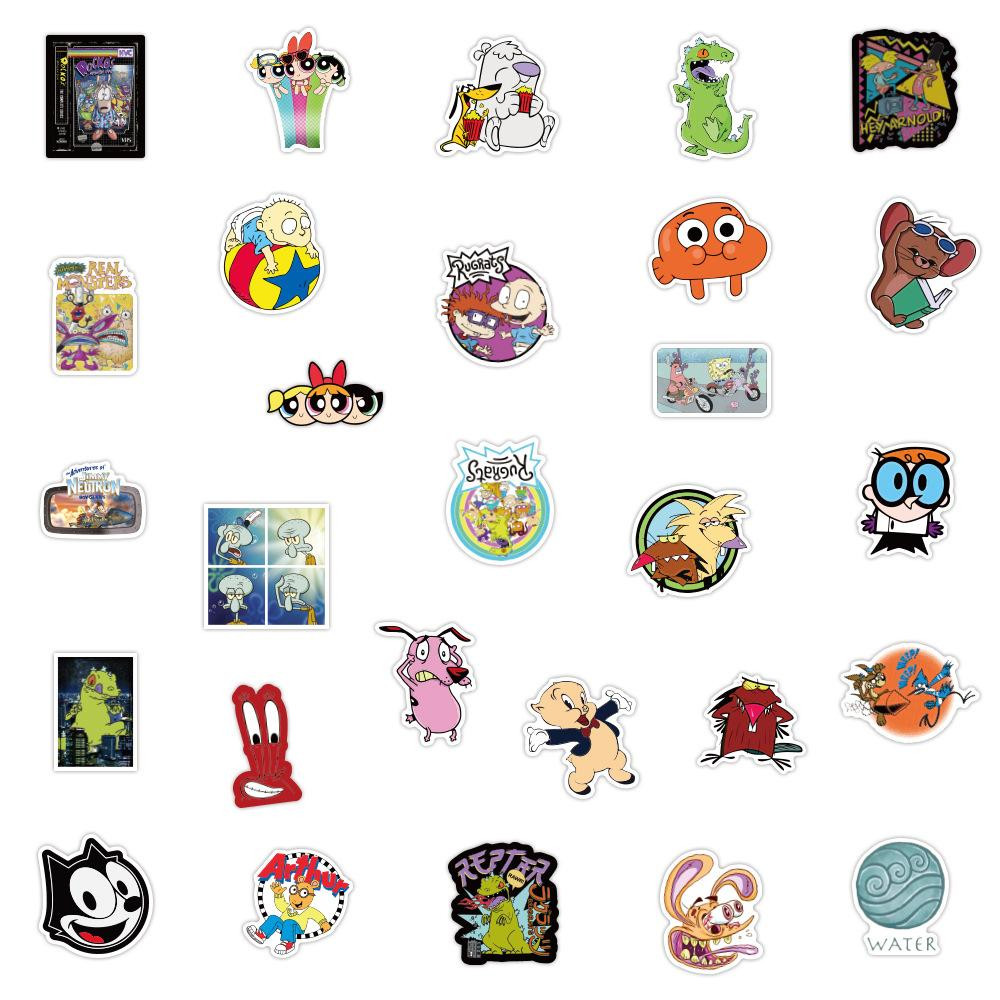 Stickers 90s - 50 pcs