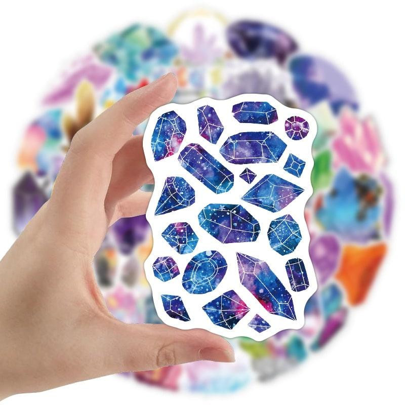 Stickers - crystals - 50 pcs