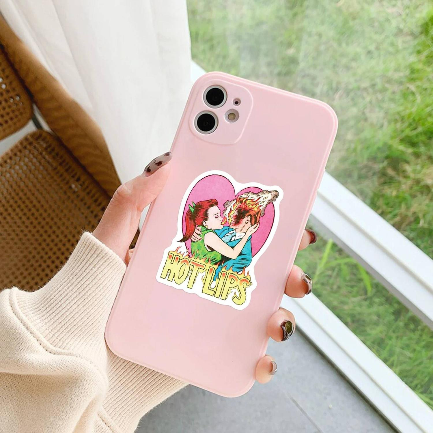 Stickers retro - 50 pcs